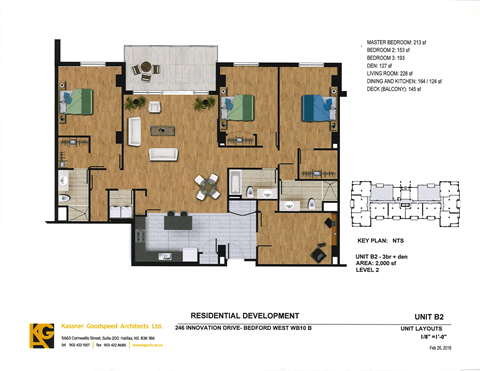 Floor plan for 3 beds, 2 baths